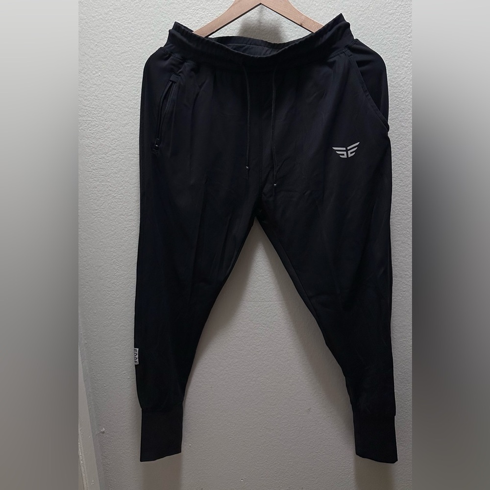 Men's Edge Lifestyle Black Jogger Pants